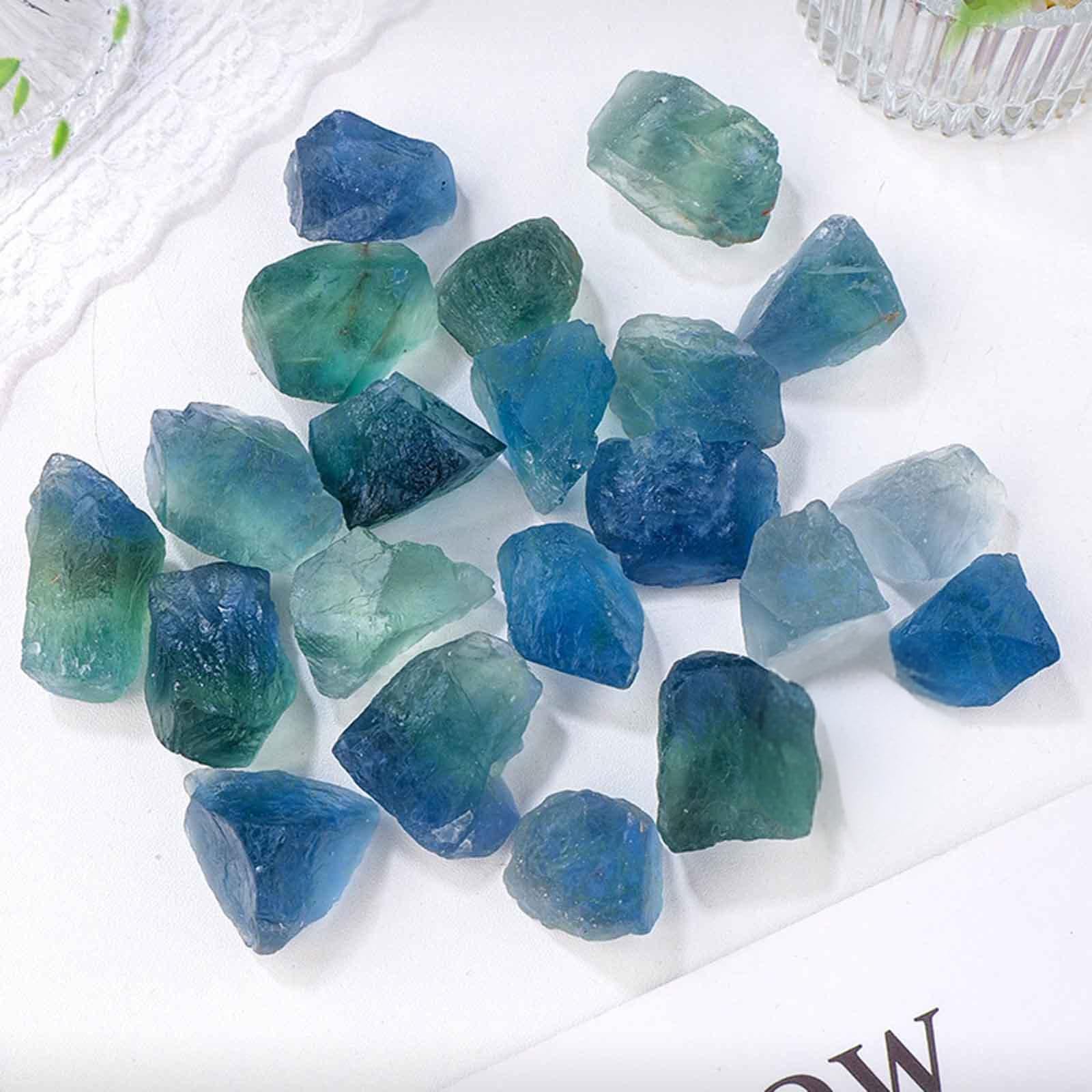 Szorstkie kryształy masowe surowy fluoryt Kamień kryształowy naturalny kamień szlachetny Uzdrawiające kamienie do upadku, owijanie drutu, Wicca Reiki, Medytacja,2~3cm/1000g