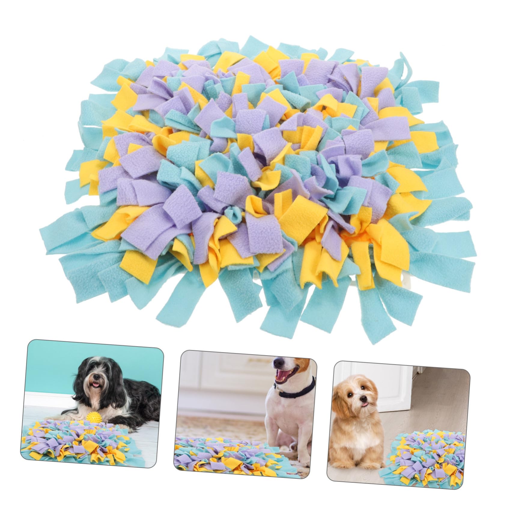 POPETPOP Tappetino Puzzle Per Cani Da Annusare Tappetino Interattivo Per Animali Domestici Morsi Per Cani Spesso Facile Da Pulire