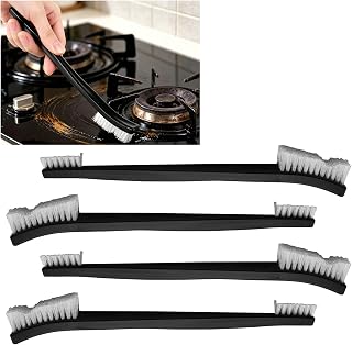 Double-Ended Nylon Detail Cleaning Brushes, Small Nylon Brush, 2 PCS | Nylon and Plastic, Universal Automotive Stiff Bristles Crevice Cleaning Tool Set, for Car, Truck, SUV, Metal Surfaces