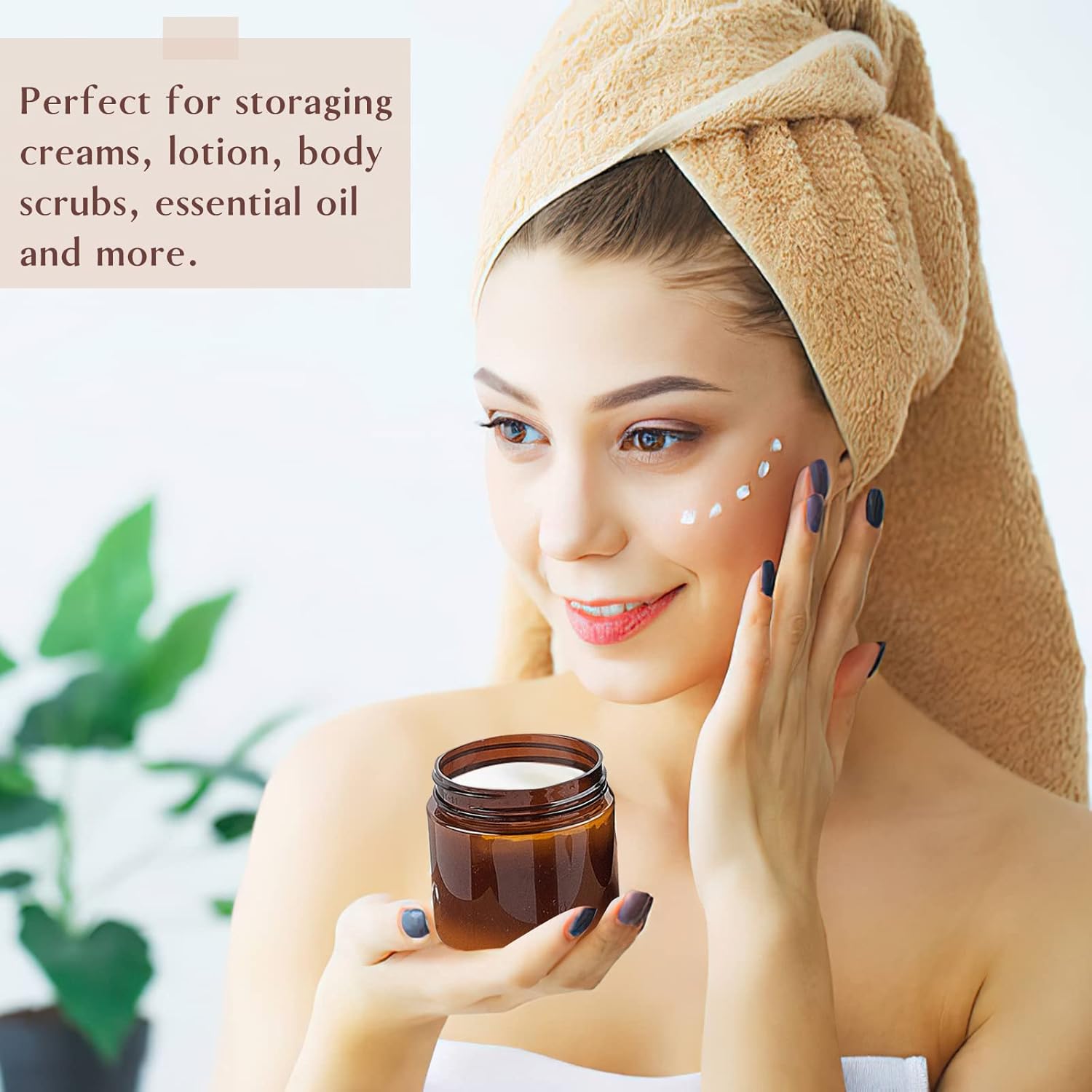 20 Pack 2 oz Amber Plastic Jars - Image 7