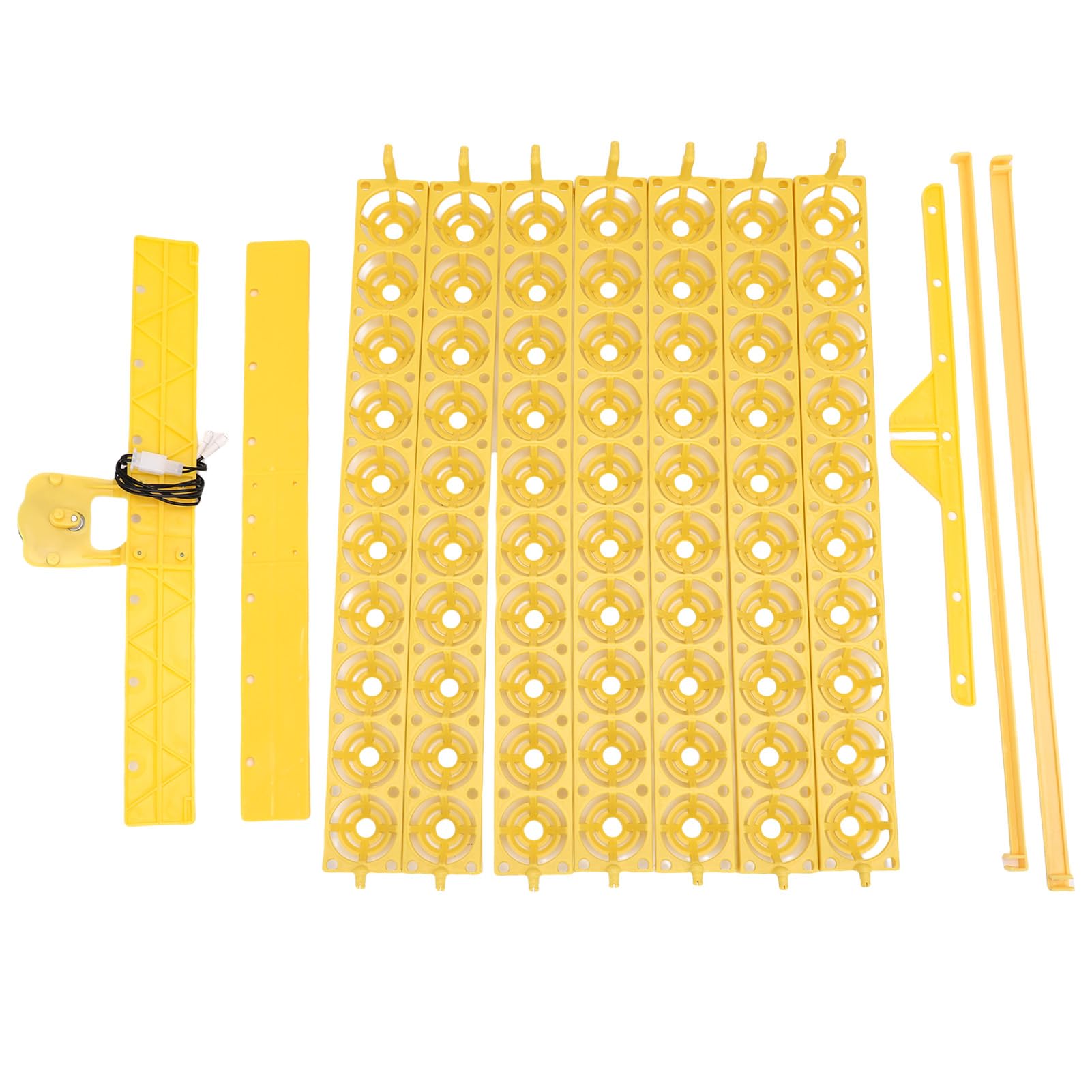 Plateau de Retournement Automatique des œufs, Plateau d'incubateur d'œufs en Matière Plastique, Grande capacité pour 70 œufs, Outil 'éclosion Pratique pour Poulet, Canard, Caille