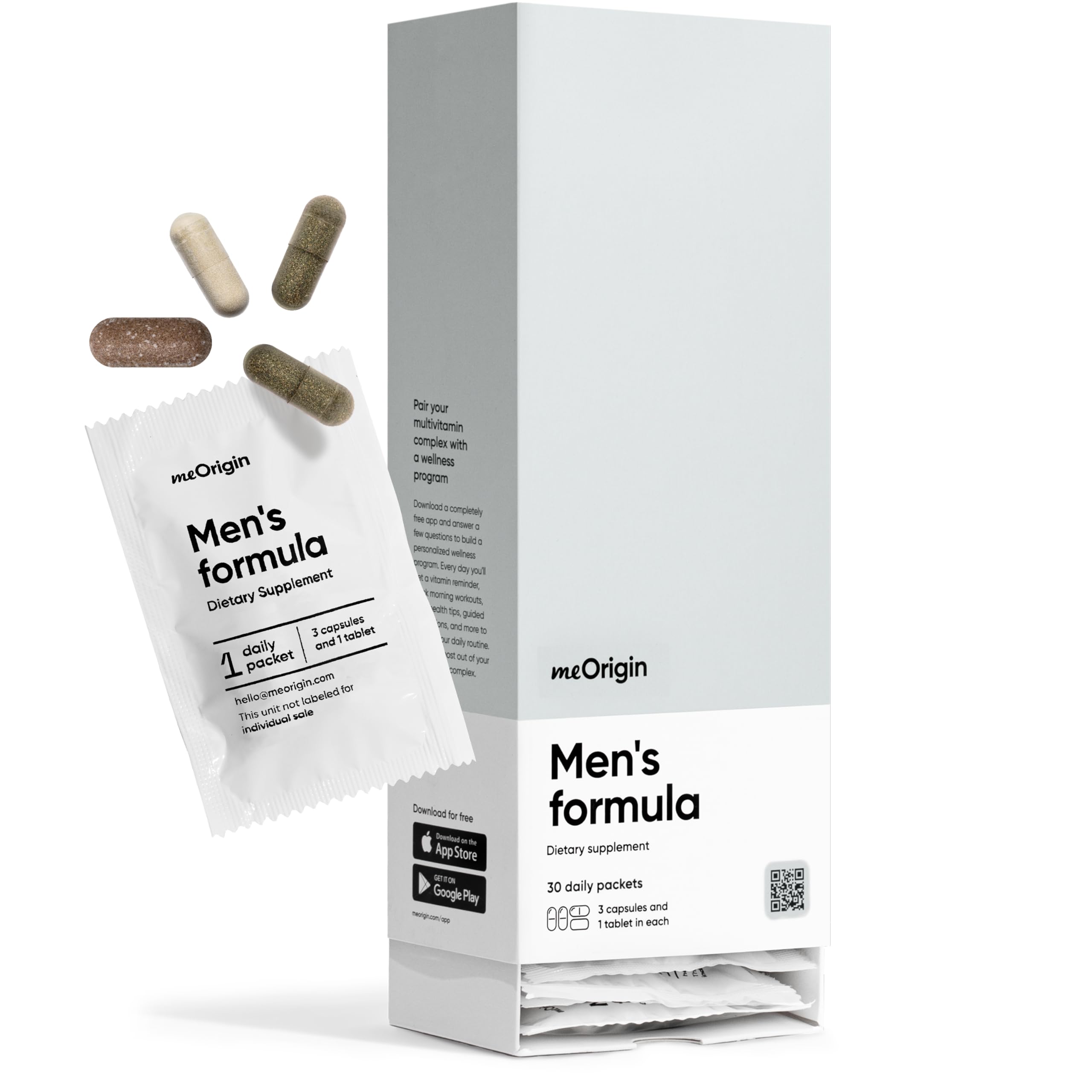 Multivitamin for Men, All-in-One Supplement Complex with Zinc, Vitamin D, C, B12, Saw Palmetto, Biotin, Selenium — 79 Nutrients for Men's Health Support, Energy, Healthy Hair, 30 Day Supply