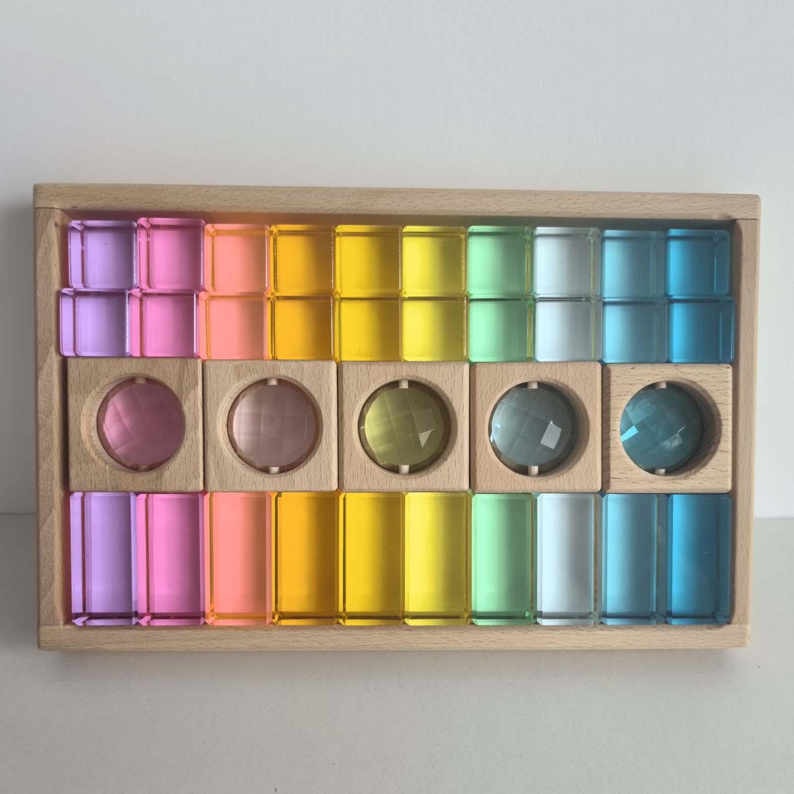 Würfelset Aus Glatten Acrylwürfeln für Jungen, Mädchen Und Kleinkinder – Ideales Geburtstagsgeschenk