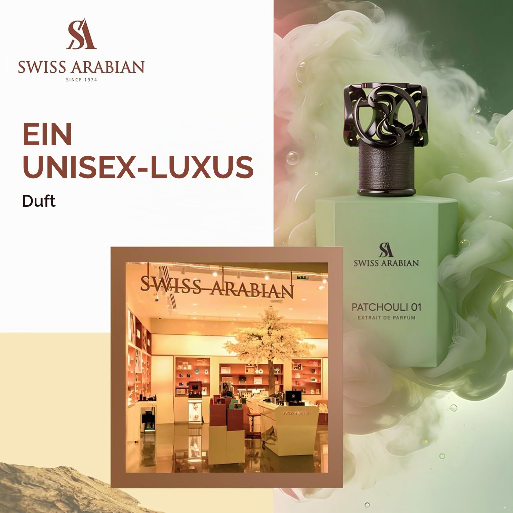 Swiss Arabian Patchouli 01 Extrait de Parfum, 50ml