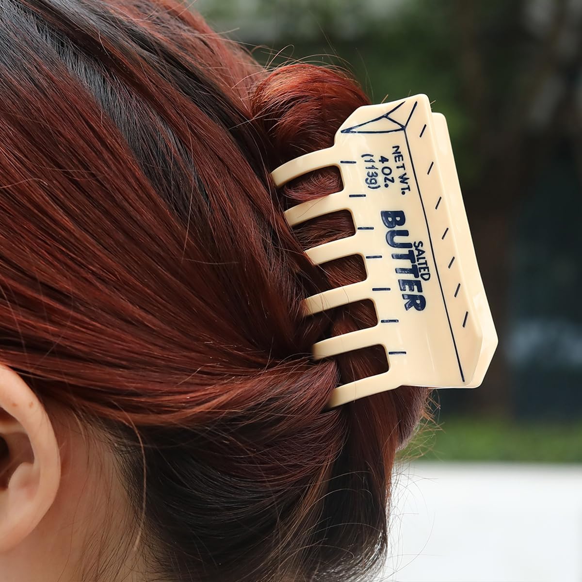 Amazon.com : Personalized Acetate Butter Hair Claw Clip for  display picture 2