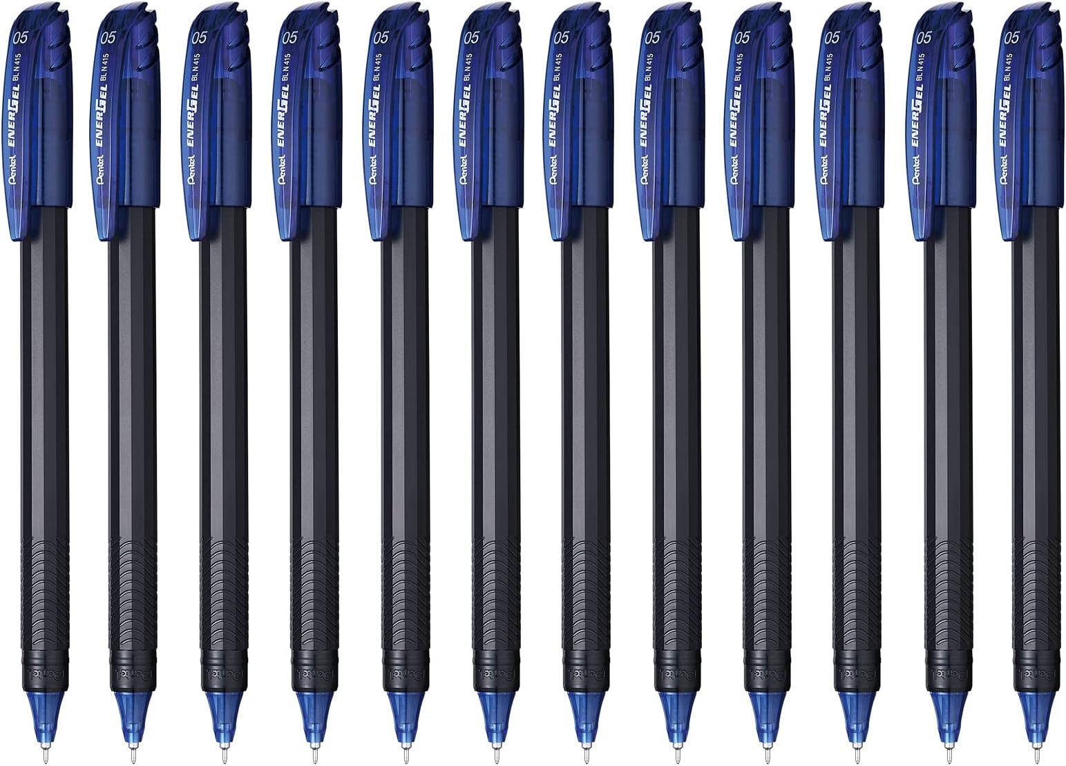 Pentel BLN415-C Bolígrafo Energel Bln415 0.5 mm Tinta Azul : Amazon.com ...