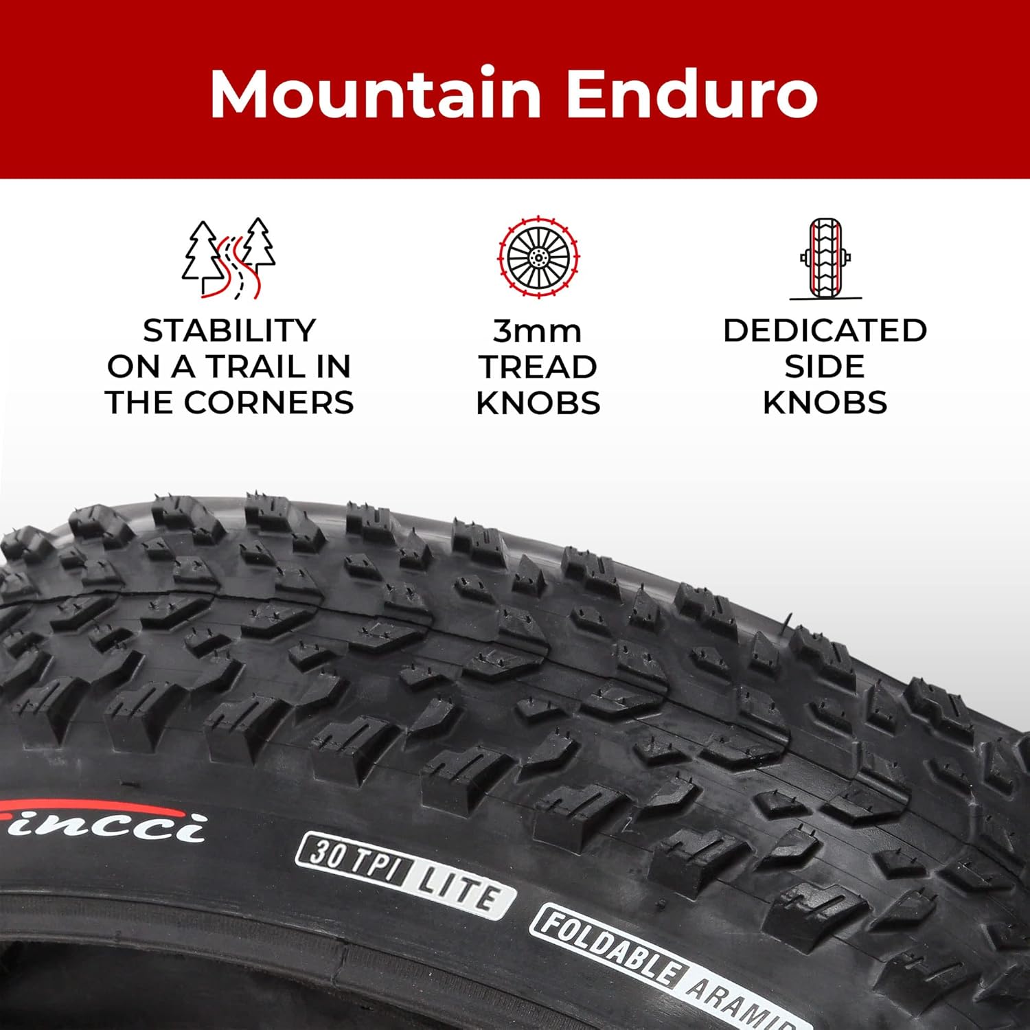 Fincci Set Pair 27.5 x 2.10 Mountain Bike Tire Foldable 54-584 with Schrader Valve Inner Tube for MTB Mud Dirt Offroad Bicycle with 27.5 Inch Tires
