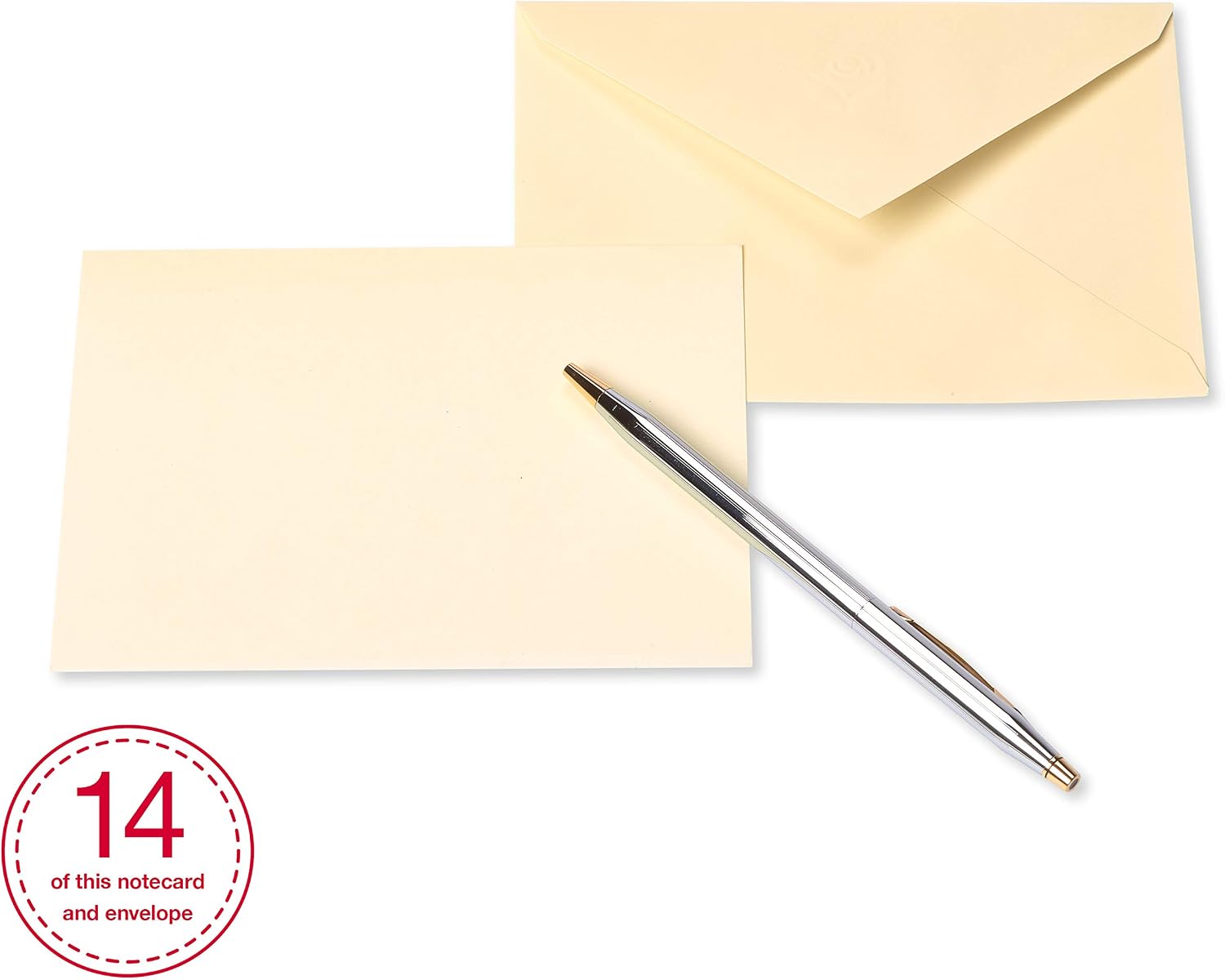 American Greetings Single Panel Blank Cards Bulk with Envelopes, Pastel Colors (100-Count)