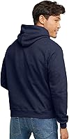 Vista 51 de Hanes EcoSmart Hoodie, Midweight Fleece, Pullover Hooded Sweatshirt for Men Negro