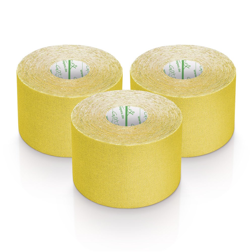 3 Rollen Gatapex Kinesiologie Tape 5,5m x 5cm
