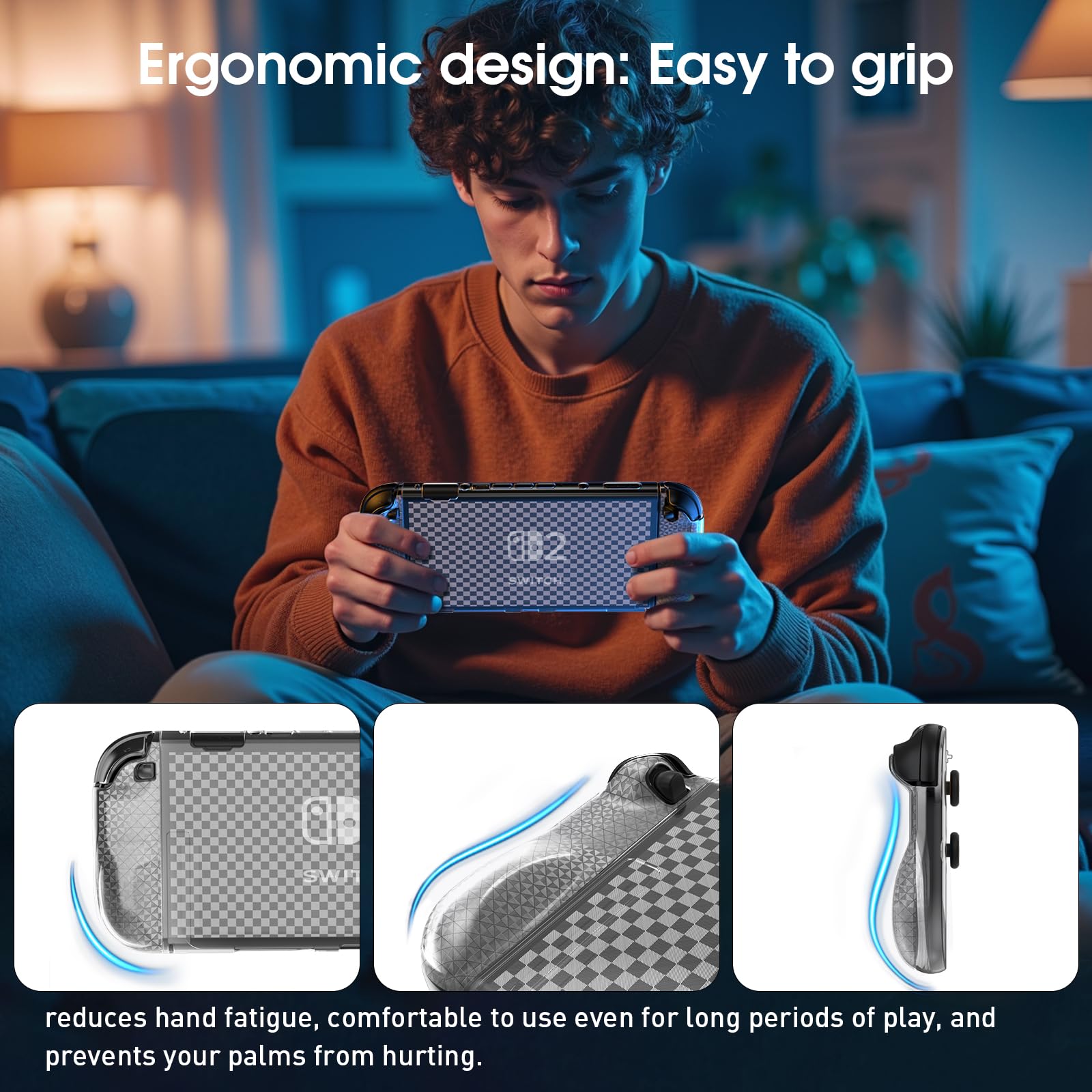 HEYSTOP [120 Pezzi] Cover Protettiva per Console Nintendo Switch 2, Dockable Custodia Protettiva per PC, TPU Joycon Cover con Protezione per Lo Schermo per Accessori per Controller Nintendo Switch 2