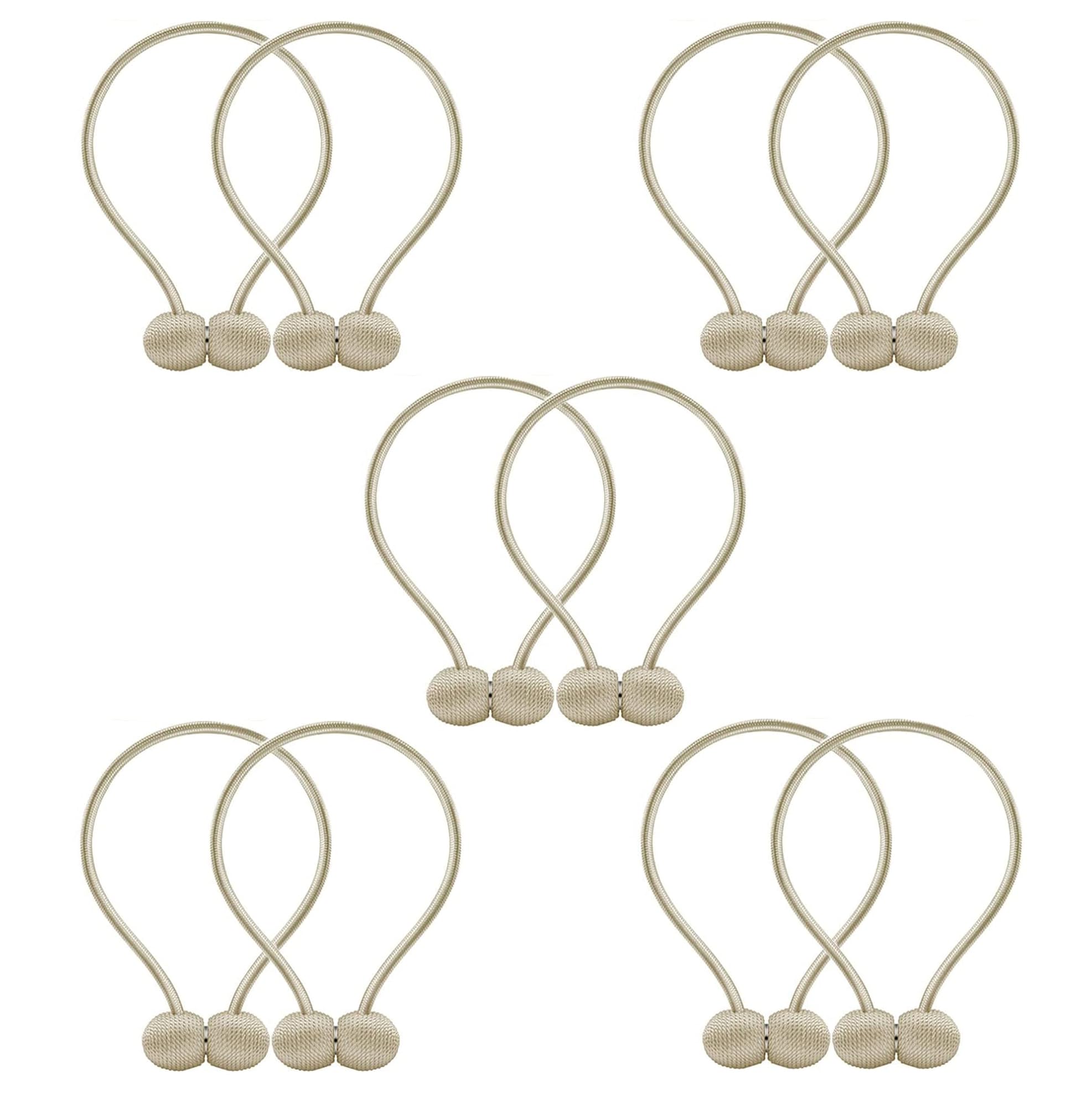 Window Curtain Tiebacks Drapery Hold-Backs, Pair of 1