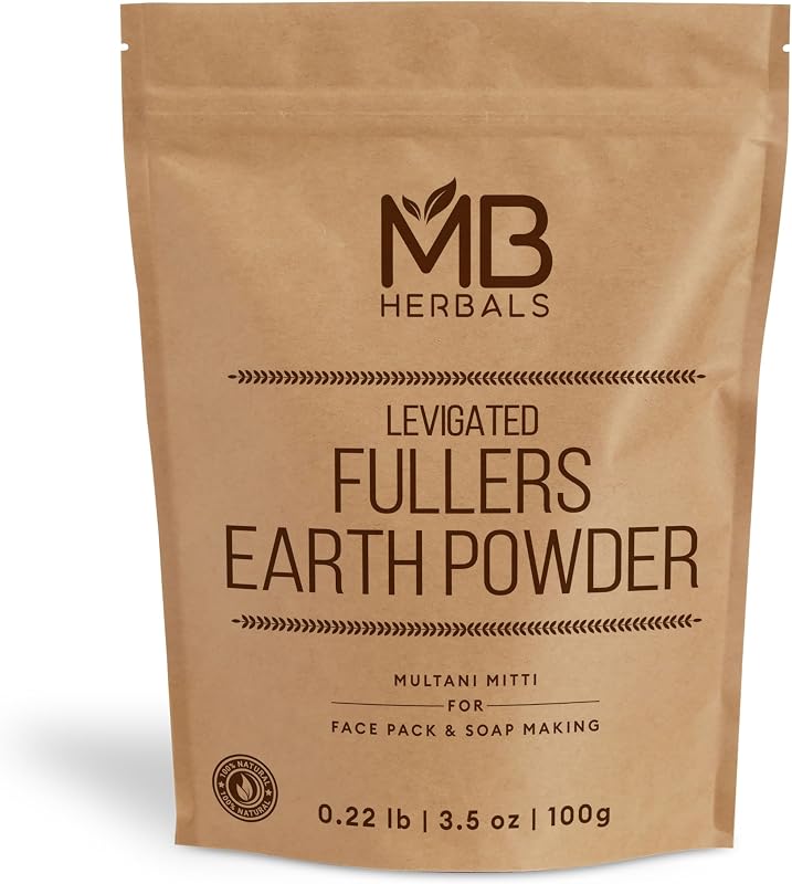 MB Herbals Pó de argila Multani Mitti, 100 g