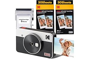 KODAK Mini Shot 2 Retro 4PASS 2-in-1 Instant Digital Camera and Printer
