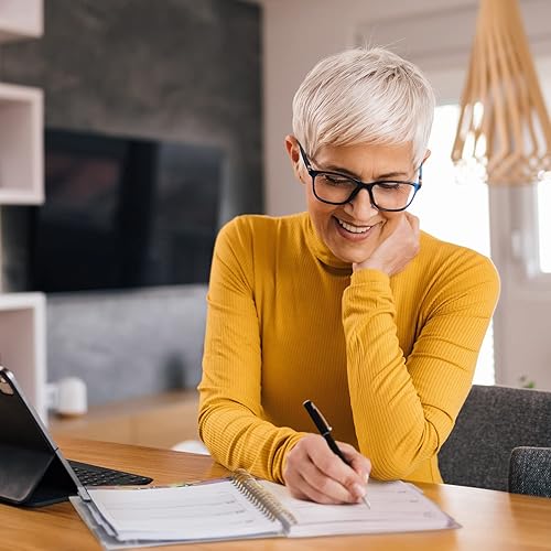 Miniatura 7 de Arteza Agenda mensual 2022, 205 páginas interiores, diseño floral de acuarela, 9.1 x 7.3 pulgadas, planificador de 12 meses, suministros de oficina