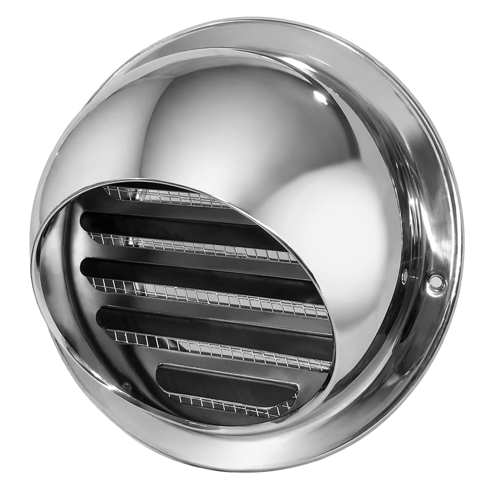Rejilla de Ventilación de Acero Inoxidable, Cubierta de Ventilación de 50-300 mm con Malla Protectora para Secadoras, Baños, Cocinas(250mm/9.8in)