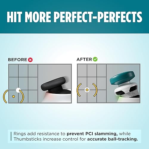 Vista 5 de KontrolFreek® Precision Sports Baseball Kit – YourFriendKyle Edition PlayStation 4 (PS4), PlayStation 5 (PS5) Controller Blue and White