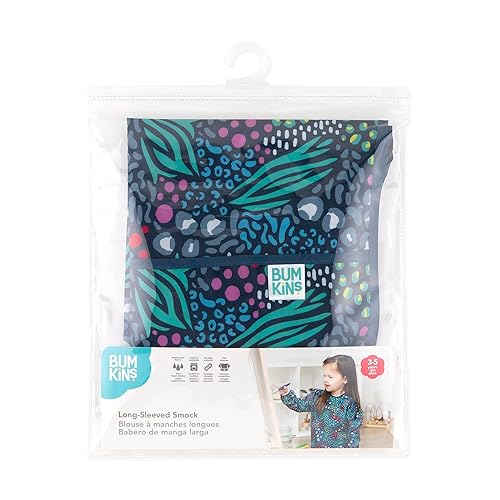 Miniatura 10 de Bumkins Disney - Bata de manga corta, reutilizable, impermeable, para niñas y niños de 3 a 7 años, delantal de pintura para niños, artes,