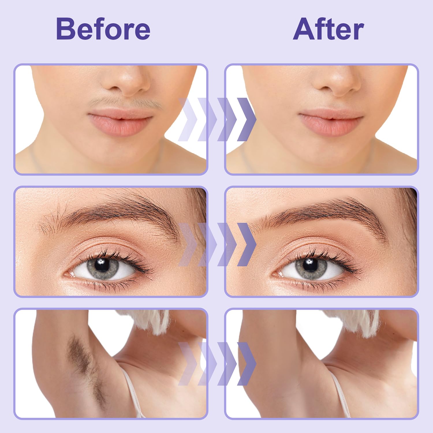 Gesichtswachs-Set, Wachsset für Frauen, Silikon-Gesichtswachs-Set, Mikrowellen-Haarentfernung für Augenbrauen, Lippen, Arme, Beine, Achselhöhlen, Bikini, mit 100 g Hartwachsperlen, leicht zu reinigen