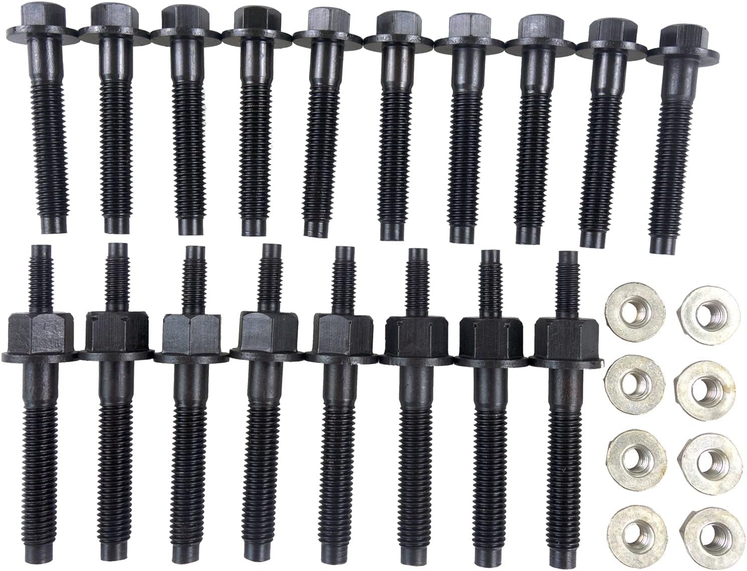 Exhaust Manifold Bolts Studs Nuts Hardware Set Fit For 20092020 Dodge Ram 1500 2500