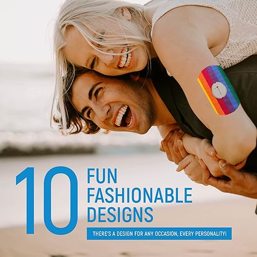 Miniatura 6 de RockaDex Parches adhesivos para Dexcom G7 de 2 pulgadas, adhesivo impermeable y duradero, suave con la piel y protección continua duradera para el