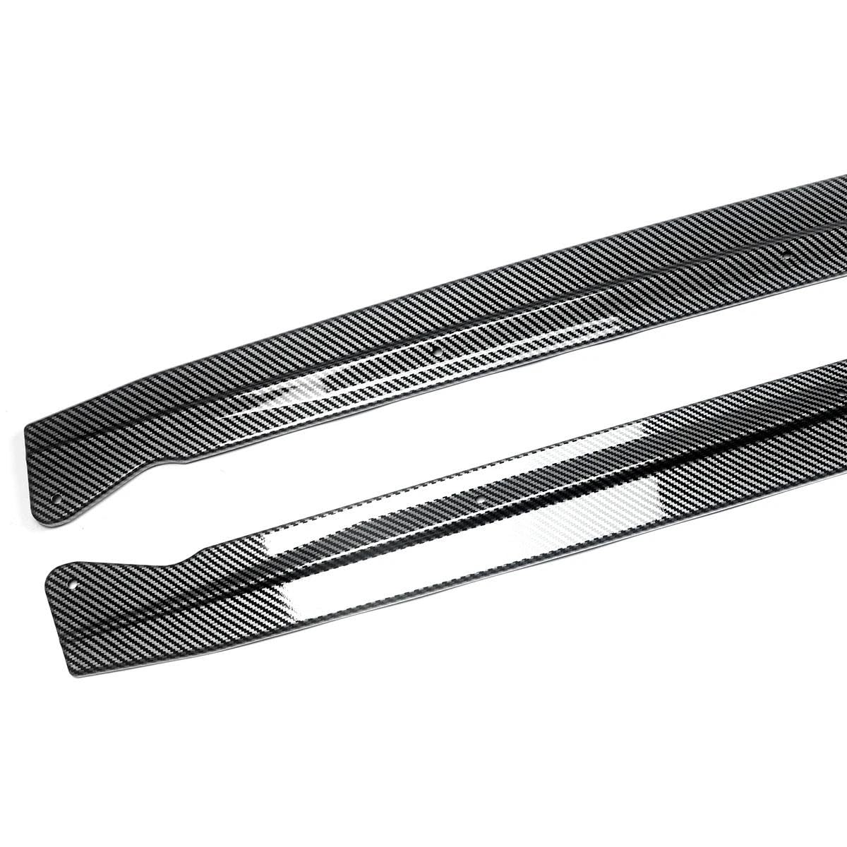 Seitenschürze Seitenrock Für F15 X5 F85 Für X5m F16 X6 F86 Für M 2 Stücke Glanz Schwarz/Carbon Faser Seite Rock Erweiterung