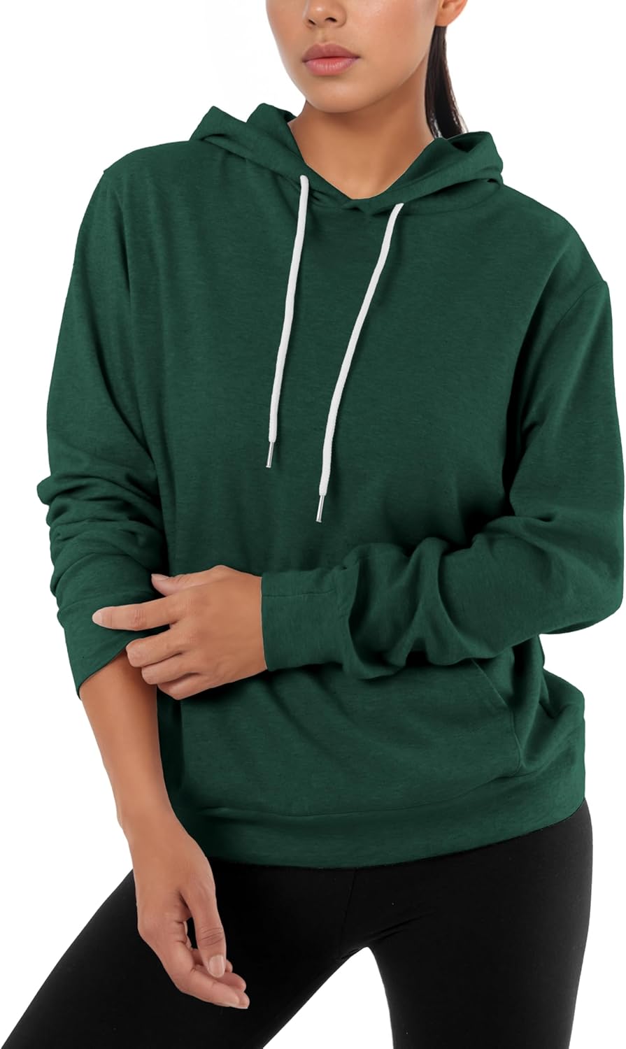 GIVON Women's Essential Pullover Hoodie Lightweight Long Sleeve Comfort Sweatshirt for Everyday Wear - Image 2