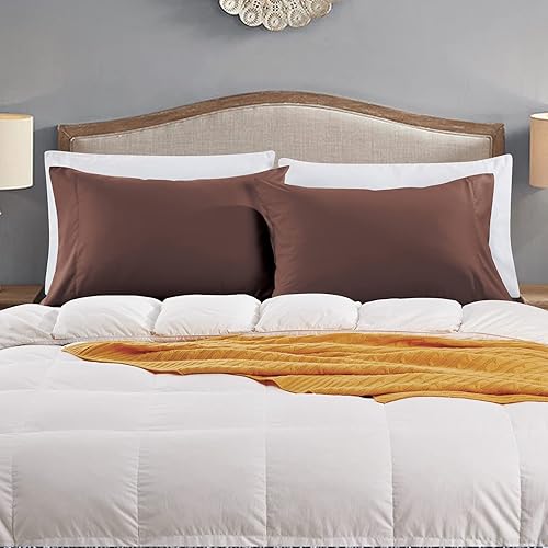 Miniatura 28 de FreshCulture Sage Green Pillowcases Queen Size 12 Pack - Bulk Pillowcase Set - Envelope Closure - Soft Brushed Microfiber Fabric - 20x30 Inches