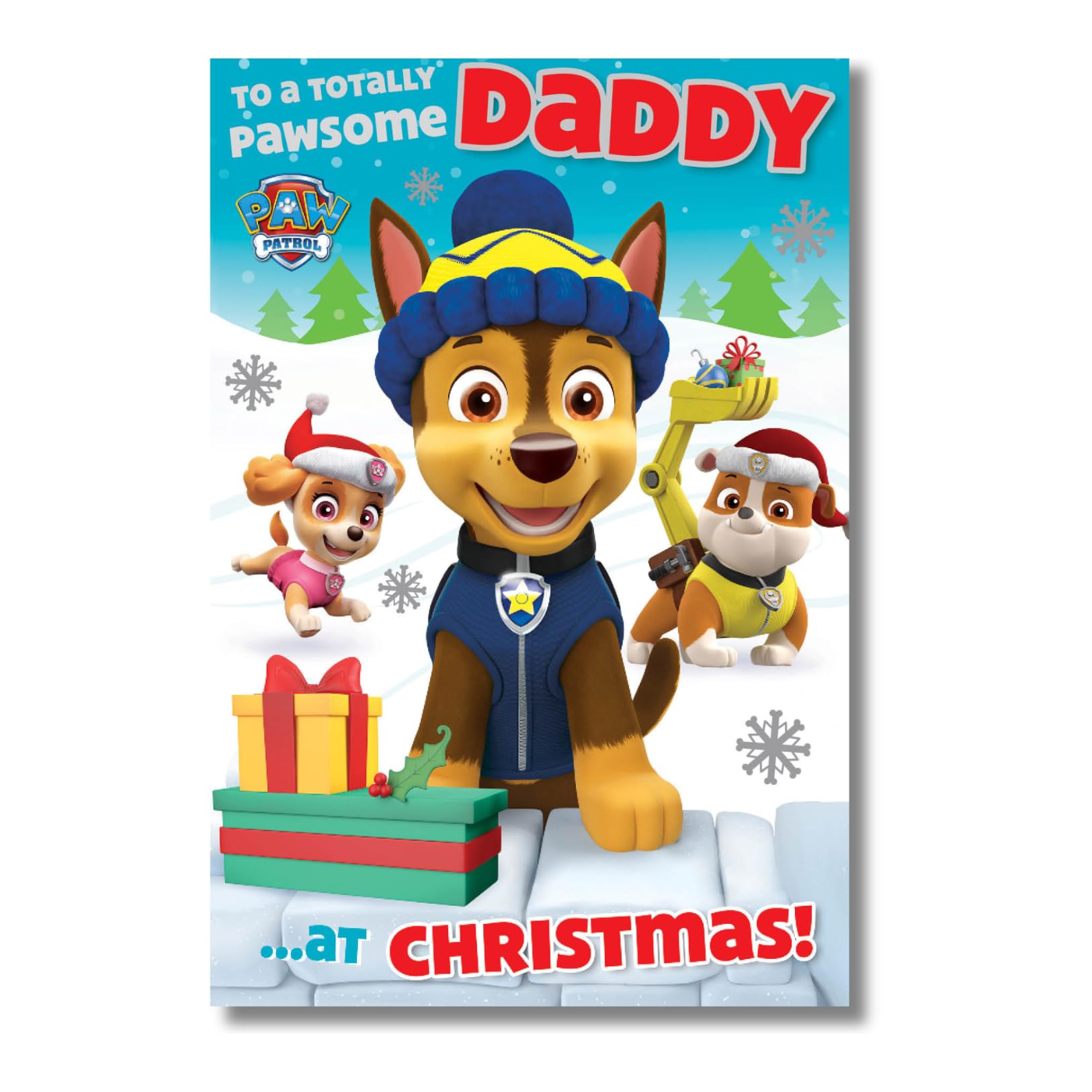Official Paw Patrol Daddy Christmas Card