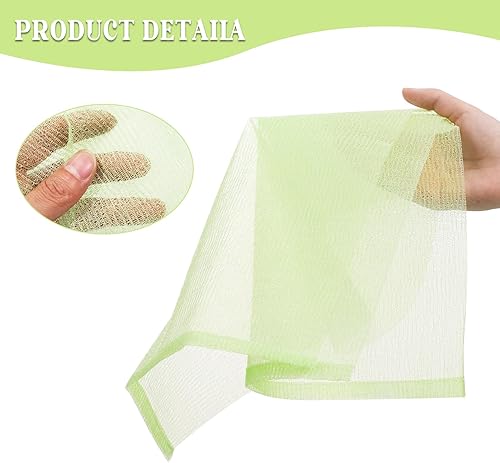 Miniatura 2 de 6 esponjas africanas de baño, esponja africana, red exfoliante africana, red africana, red exfoliante de tela para ducha, depurador de espalda, red