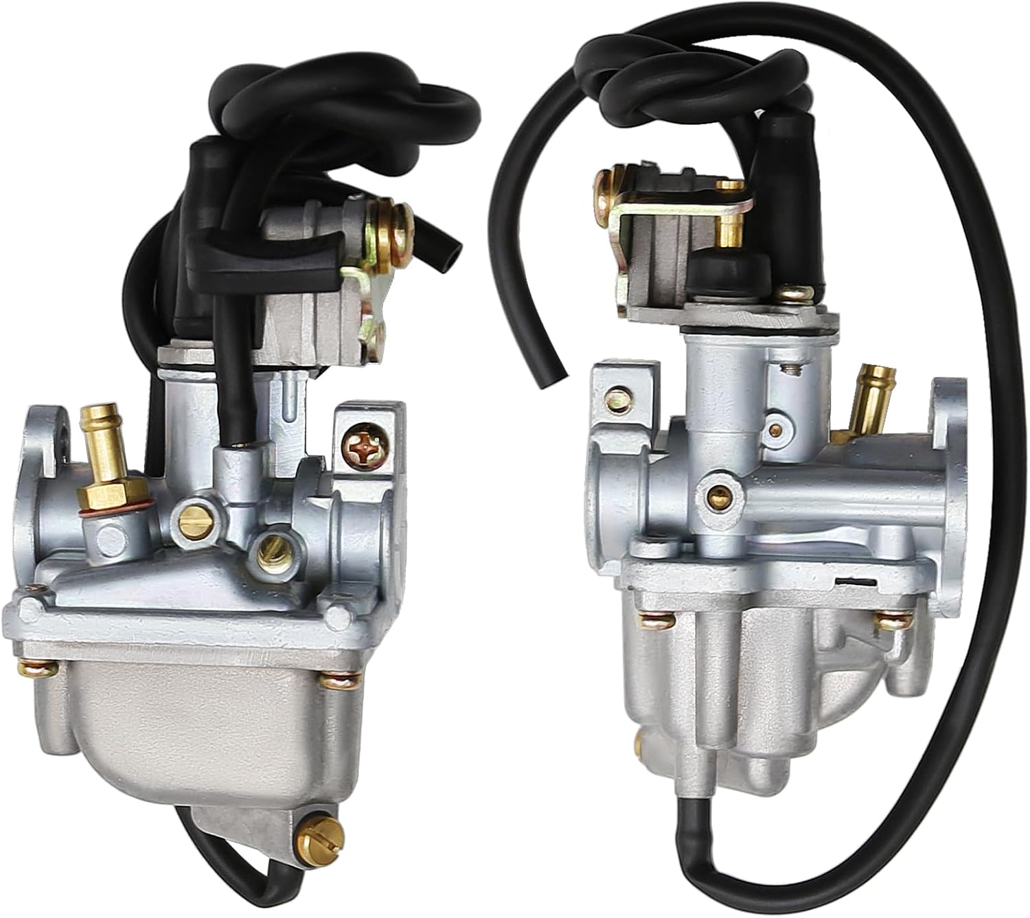 Anxingo LT50 13200-43F00 Carburetor Replacement for Suzuki JR50 84-06, LT-A50 02-05, LT50 84-87 with 44300-24B00 Fuel Tank Petcock Switch Valve
