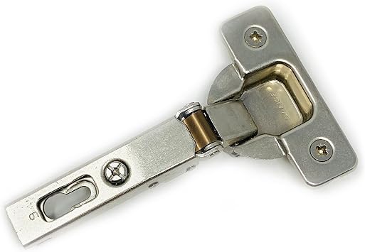 Hafele 329.03.558 Salice C2R9A99 Hinge, steel, nickel-plated, 120degree, full overlay, self closing, with dowel, Mod 17 1 pc