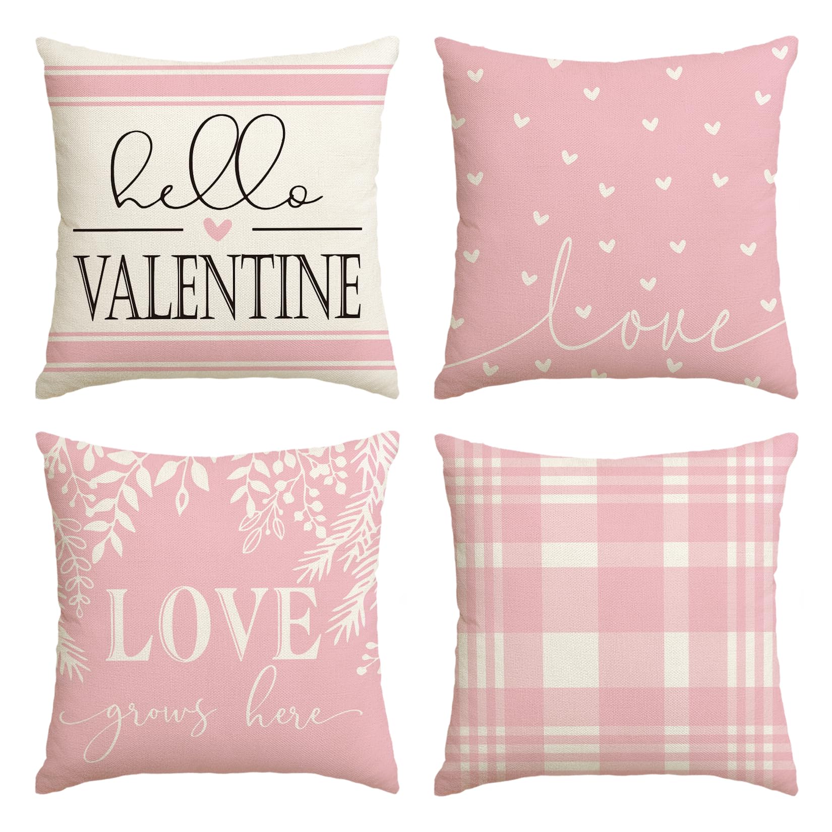 Housses de coussin de Saint-Valentin rose pour raviver un canapé terne avec élégance