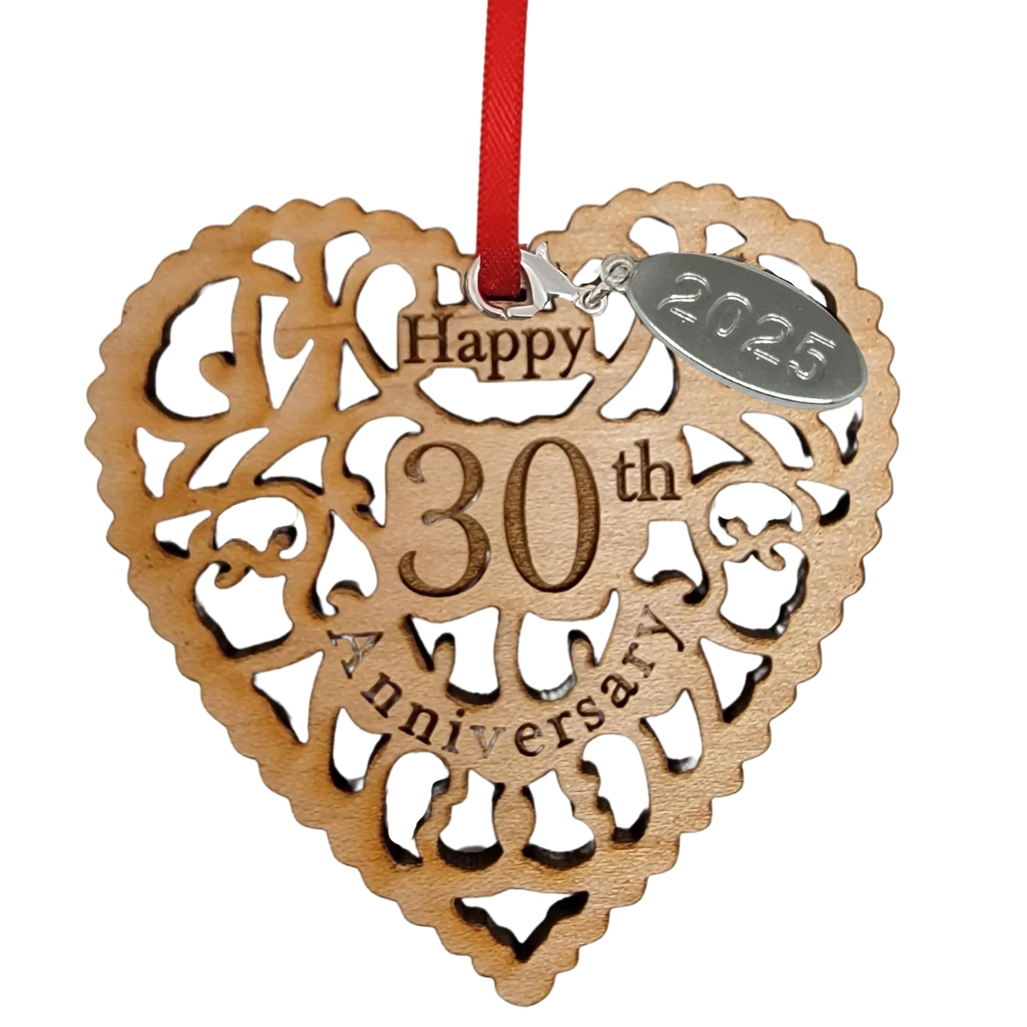 Love Forever, Heart With Cartoon Couple, Personalized Custom Wood Ornament Car Hanging Ornament Cpl1320 Wca