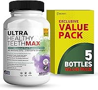 Vista 12 de Suplemento probiótico Ultra Healthy Teeth Max, 40 mil millones de UFC, 60 cápsulas, fórmula avanzada de salud bucal (1)