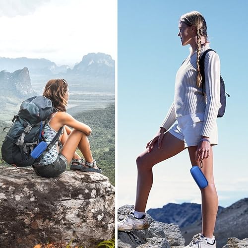 Miniatura 8 de AGPTEK A02S 16GB Reproductor de MP3 Azul + Estuche rígido de transporte con cremallera azul