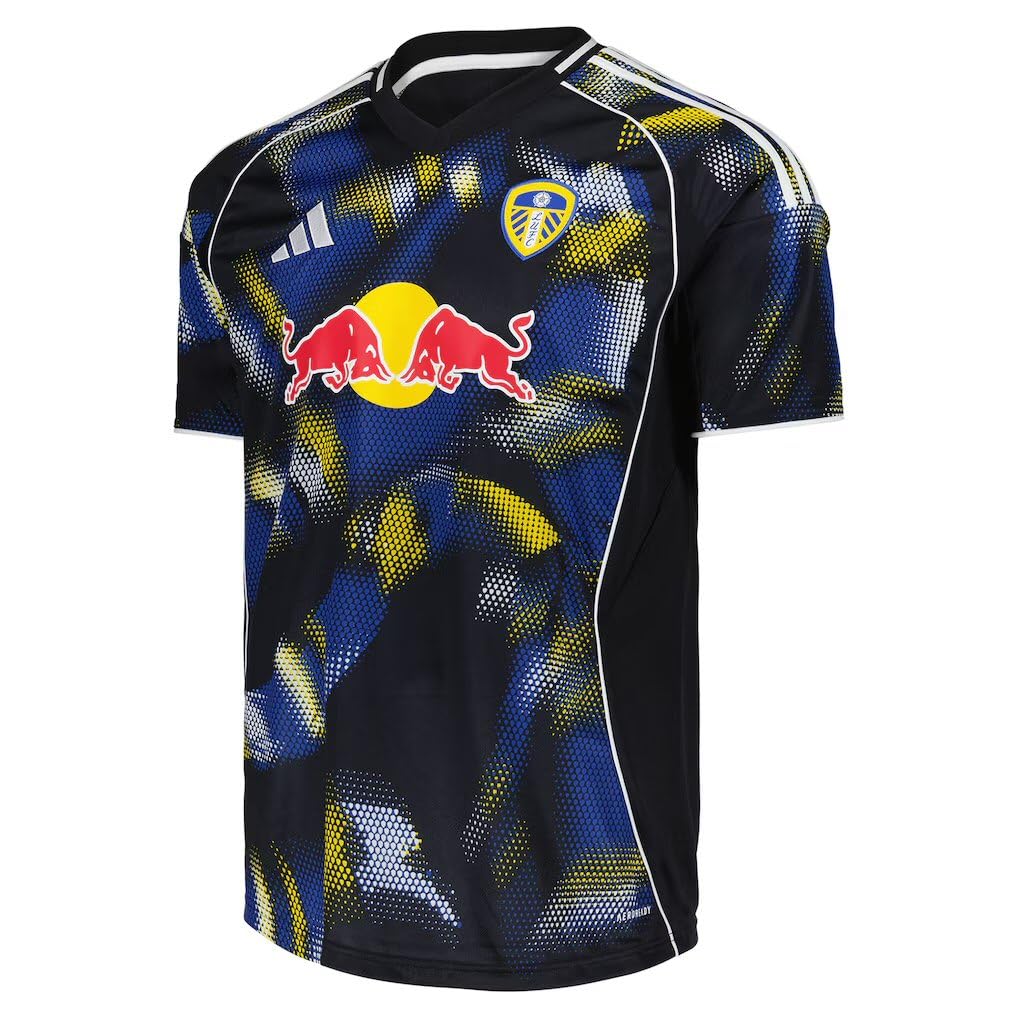 Adidas Men's Black Leeds United Fc Third Football Shirt Jersey 2025-2026 (Uk, Alpha, M, Regular, Regular)