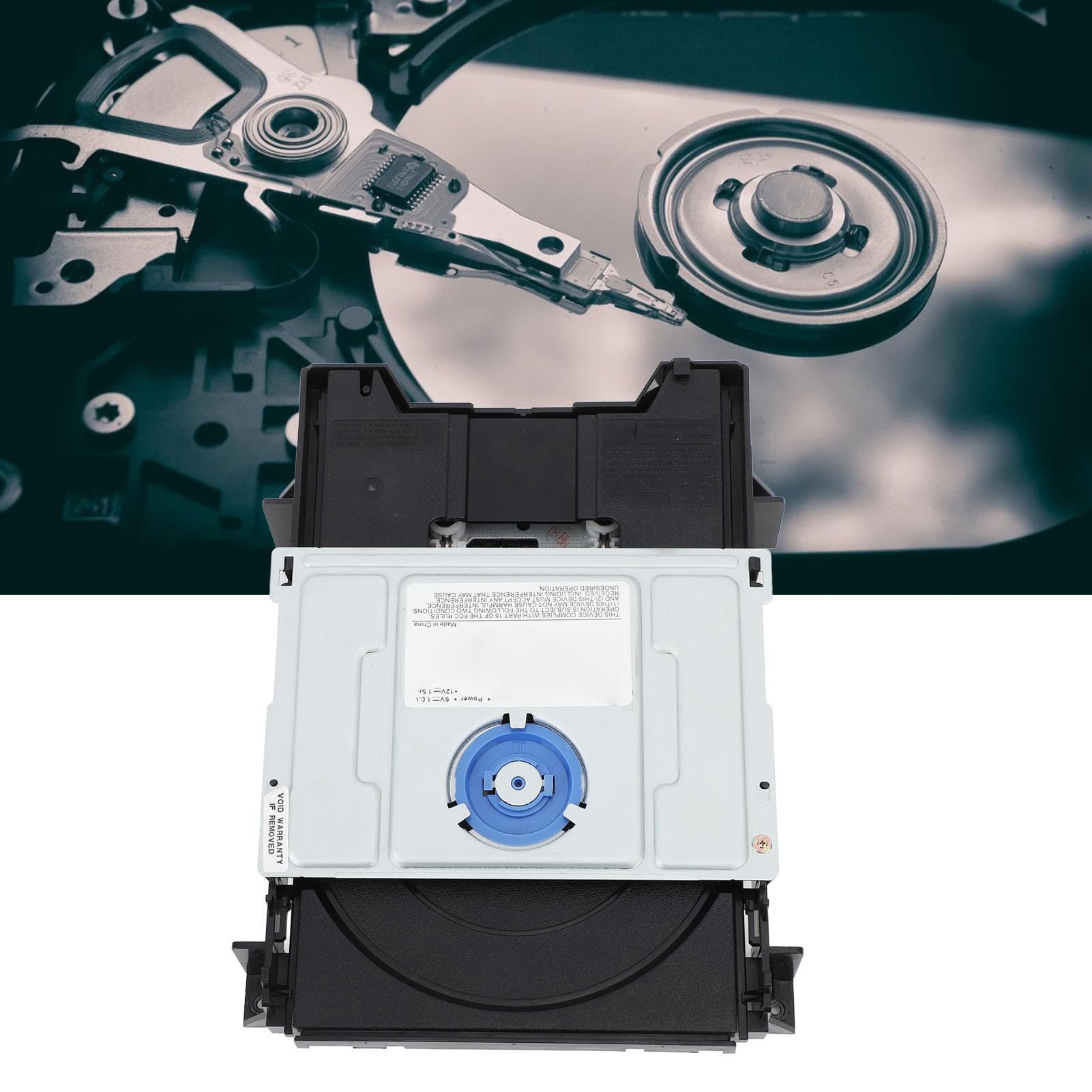 ViaGasaFamido Lector de Unidad de DVD Controlador de Disco de Vídeo Digital Portátil DSL 710A ABS PCB 5V 1A 12V 1 5A Lectura y Escritura de Alta Velocidad para Uso en Medios de Oficina en el Hogar