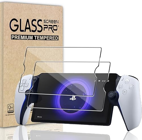 TQLGY Paquete de 2 protectores de pantalla para PlayStation Portal Remote Player de 8 pulgadas, protector de pantalla de vidrio templado para