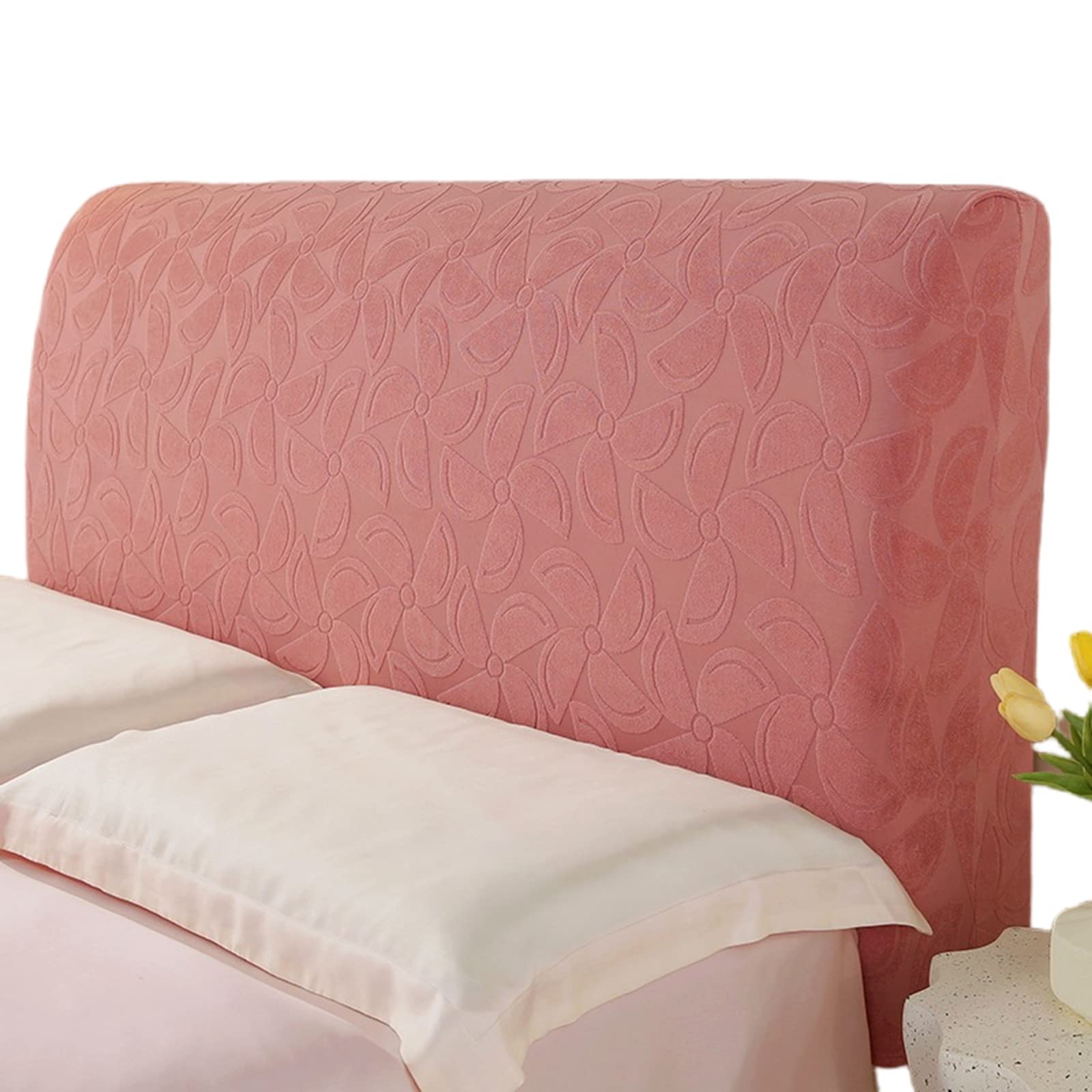 Funda para cabecero rosa de 180 cm elástica para transformar tu habitación de domingo