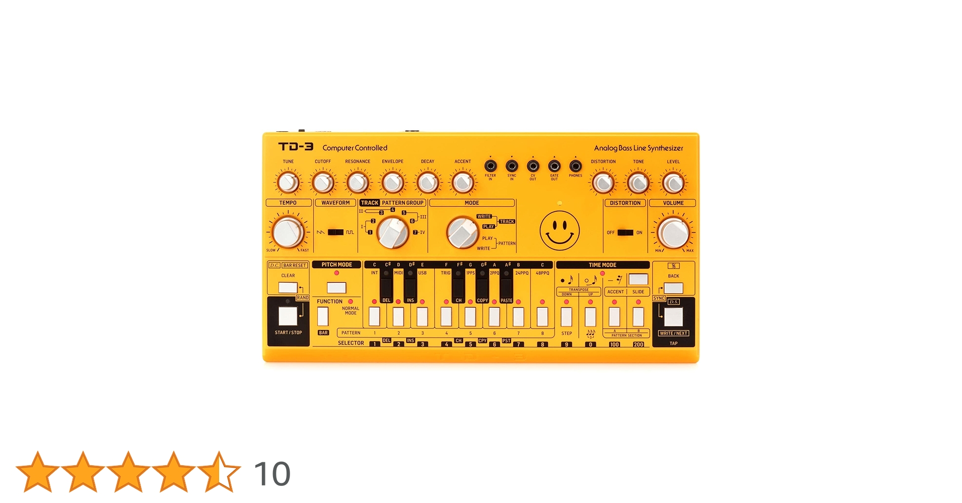 【美品】Behringer TD-3 イエロー アナログベースシンセサイザー Amazon | Behringer TD-3-MO-AM アナログバスライン