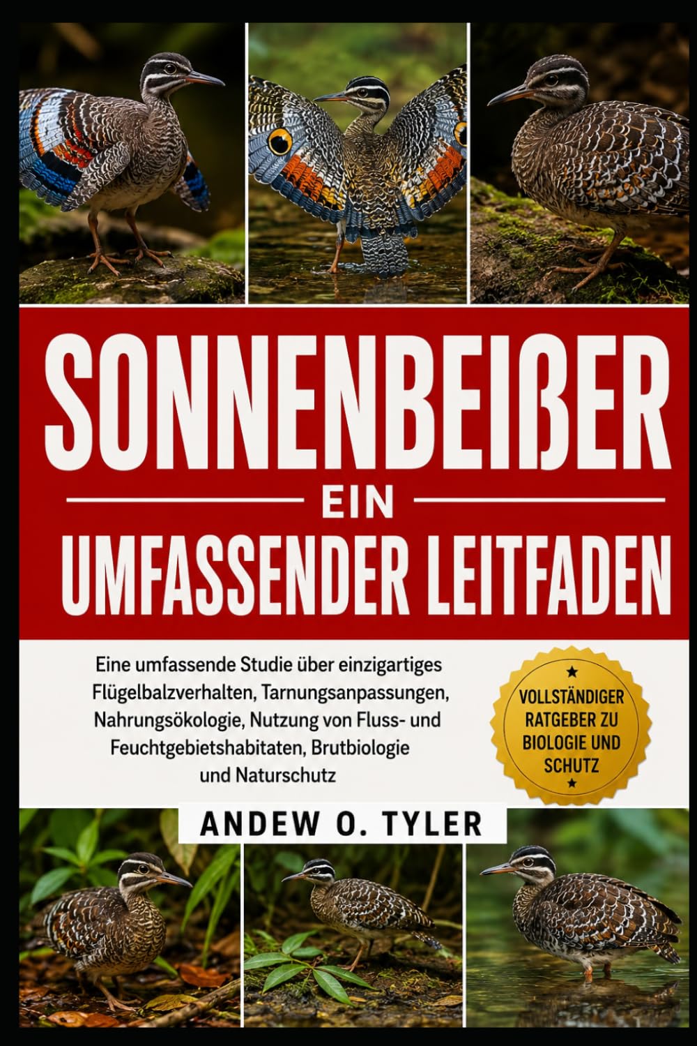 SONNENBEIßER: Eine umfassende Studie über einzigartiges Flügelbalzverhalten, Tarnungsanpassungen, Nahrungsökologie, Nutzung von Fluss- und Feuchtgebietshabitaten, Brutbiologie und Naturschutz