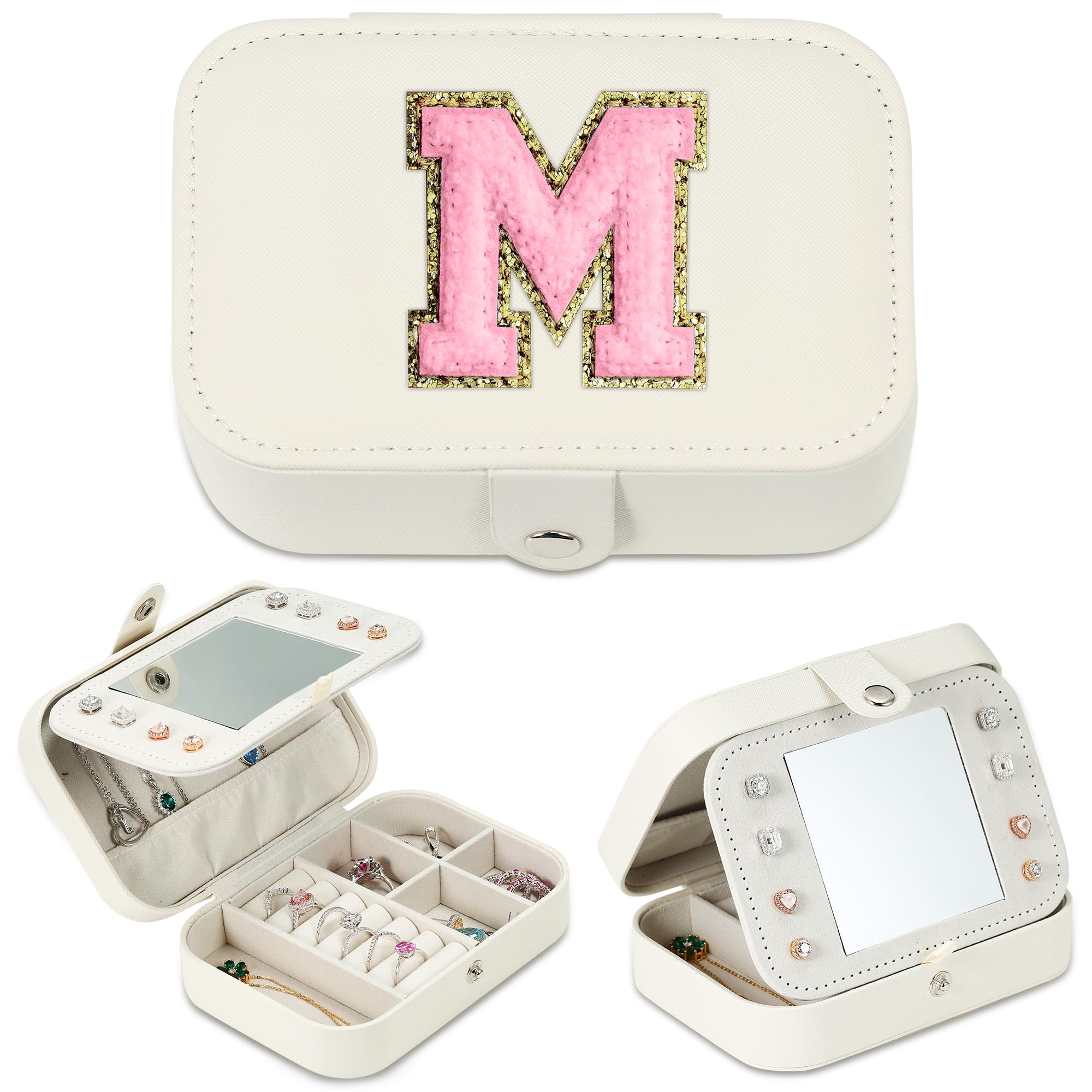 ParimaParima Gifts for Girls Stuff, Travel Jewelry Case Jewelry Box for Girls | Teen Girl Gifts Trendy Stuff | Ring Necklace Earring Organizer Box | Birthday Gifts for Girls | Teen Girl Gifts