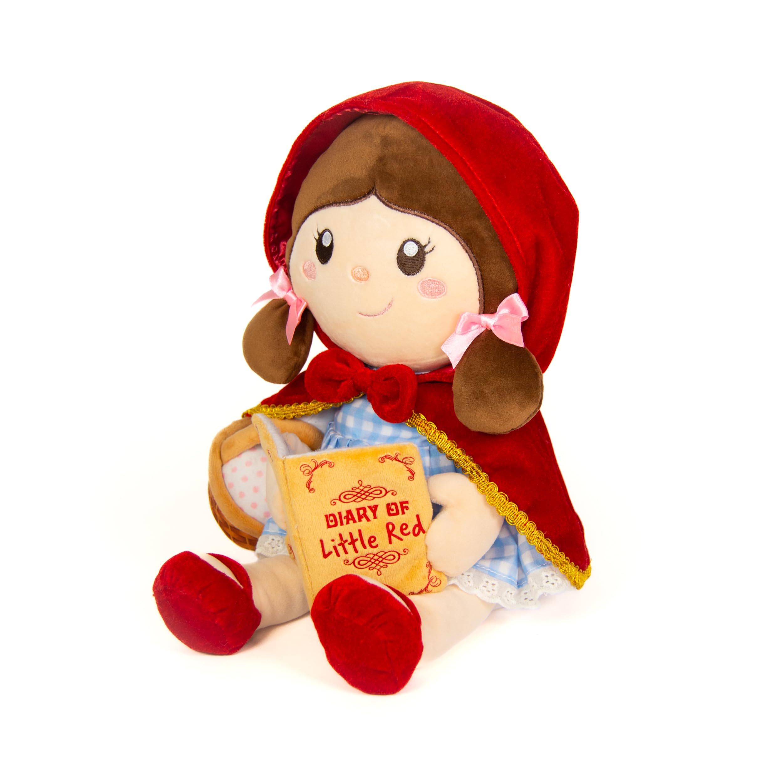 Cuddle Barn - Lil Red Storyteller Red Riding Hood Fun Animated Plush Storytelling Stuffed Toy, 10 inches - Image 2
