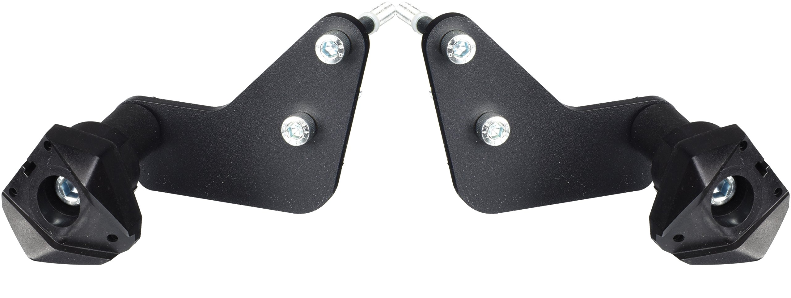 Puig 6055N R19 Engine Protectors with nylon sliders and compact design for full chassis and engine protection, Black