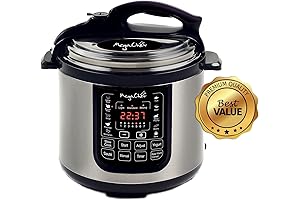 MegaChef MCPR120A: 8-Quart Digital Pressure Cooker with Ease