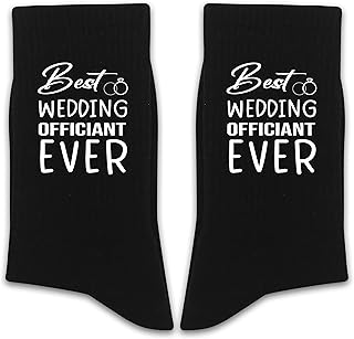 Wedding Socks - Funny Gifts for Wedding Officiants, Novelty Socks for Men and Women, 1 Pair