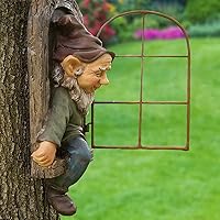 Vista 3 de coolboy Gnomo decorativo para jardín al aire libre, 12 pulgadas de elfo fuera de la puerta, decoración de gnomo para el hogar, adorno