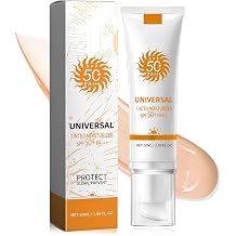 Tinted Sunscreen for Face SPF 50+ PA+++,Face Sunscreen for Women&Tinted Moisturizer with SPF,Travel Sunscreen Skin Tint for Daily Use&Outdoor,Lightweight for All Skin Types