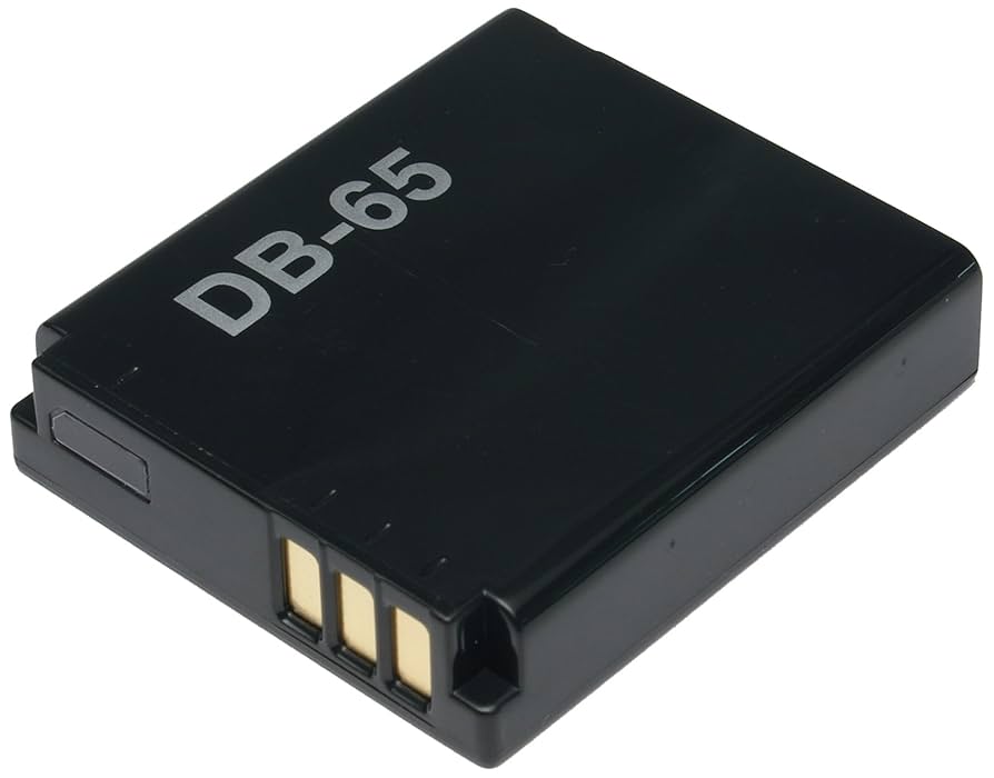 Ricoh DB-65 Li-Ion Battery for GR, GRII & WG-M1,Black